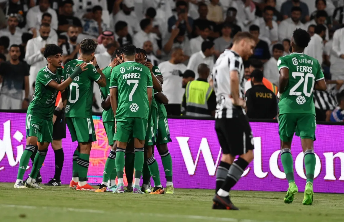 مباراة الشباب والأهلي في دوري روشن