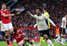 محمد صلاح يسجل الظهور الأول فى 2025 مع ليفربول أمام مانشستر يونايتد